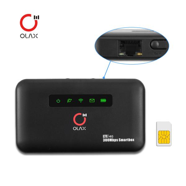 Quality OLAX MF6875 Unlocked Portable Wifi Router With Multi Operators Sim Card Slot for sale