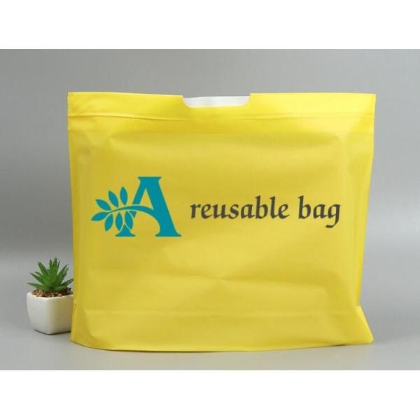 Promotion hanging waterproof drawstring compostable Beam Mouth PE Plastic