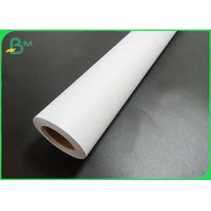 80g White CAD Plotter Paper Roll For Engineering Design Drawing