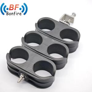 4.5-6mm 2* 7-22mm Three Saddles Hook Type Cable Feeder Clamp for Construction