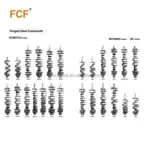 Crawler Excavator ME013667 FCF DCT Forged Steel Crankshaft Excavator Parts 4D30