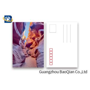 Landscape Lenticular Postcards Printing , 3D Printing Images PET / PP Material