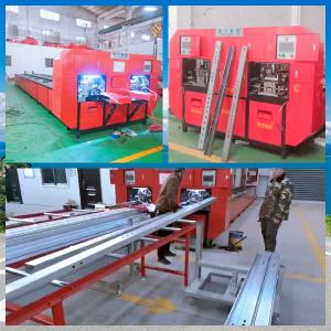 9m Galvanized Photovoltaic Bracket Automatic Puncher Machine