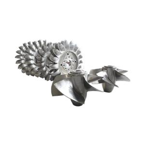 Stainless Steel 0Cr13Ni4Mo Water Impulse Turbine For Single Or Multi-Jet With Runner Material