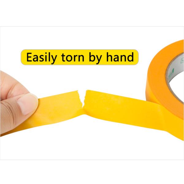 Yellow Washi Paper Tape Performance Masking Tape Painting Jumbo Roll