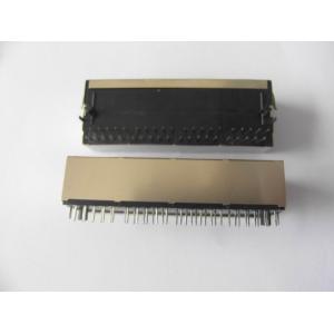 PCB mount 1x4 quad ports RJ45 connector multiple port modular jacks