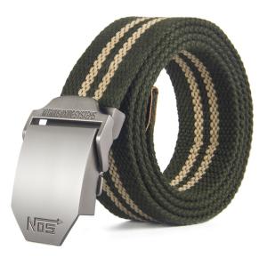 High End Crossing 120cm Alloy Buckle Nylon Belt Military Style Web Belt