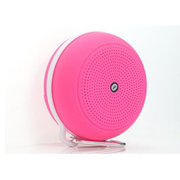 Wireless Bluetooth Shower Speaker , Round Waterproof Bluetooth Speaker With TF