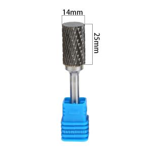 Silver Cylinder Carbide Burr Bit For Grinding Polishing SC Type
