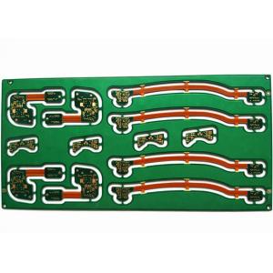 Regid Flexible Multilayer Fr4Green Soldermask Printed Circuit Boards ,pcb