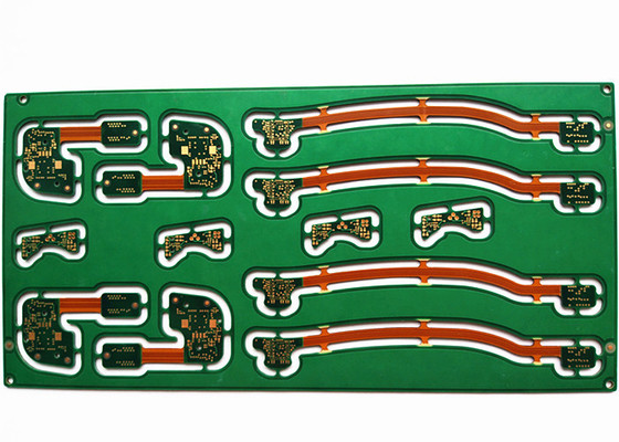 Regid Flexible Multilayer Fr4Green Soldermask Printed Circuit Boards ,pcb