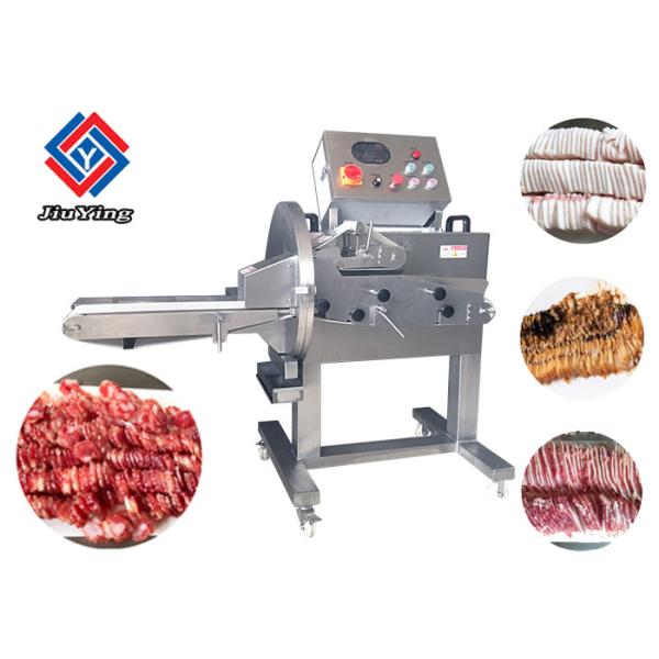 Quality Adjustable Cooked Meat Processing Machine Automatic Beef Slicer High Efficient for sale