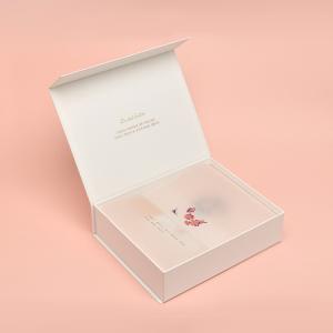 Luxury Red Book Shaped Rigid Cardboard Foldable Gift Box Custom Print Paper