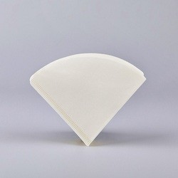 OEM ODM Acceptable V Cone Shaped Coffee Paper Filter For 1 - 4 Cups 100 Sheets