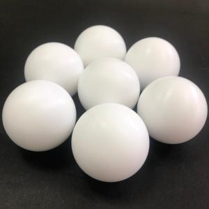 White Round Solid Plastic PTFE Ball with Customized Size