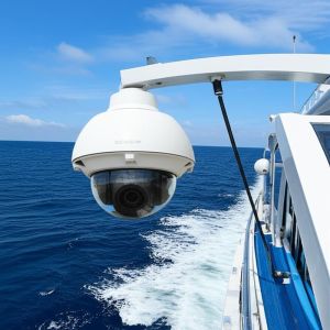 Marine CCTV Camera with AI Object Recognition Real Time Alerts for Enhanced