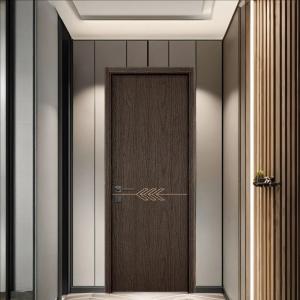 Eco-Friendly And High-Performance WPC Hollow Doors For Bathroom , Hotel
