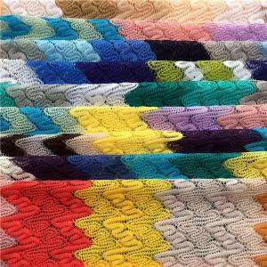 European and American garment knitted polyester jacquard mesh fabric polyester