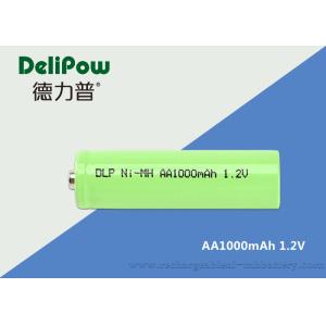 AA 1.2V NIMH Rechargeable Battery 1000mAh For Toy / Power Tools