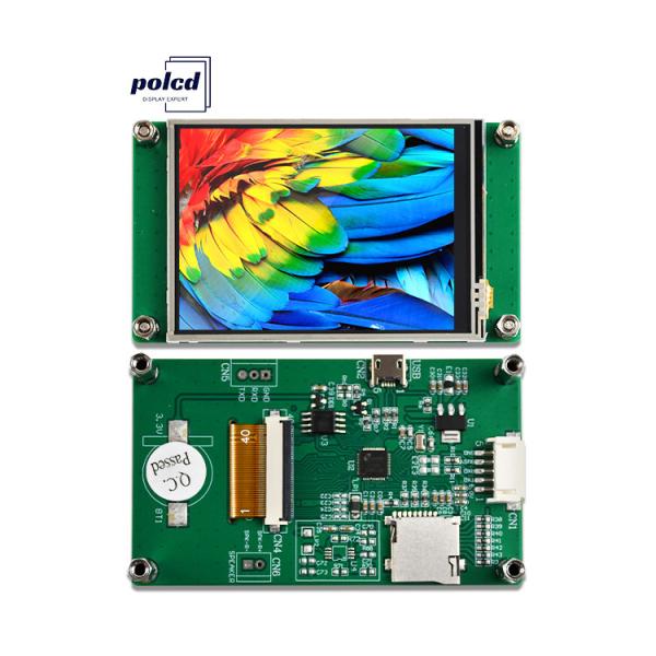 Quality Polcd 2.8 Inch 240*320 HMI Embedded TFT LCD Module Controlled by any MCU Serial Port Screen for sale