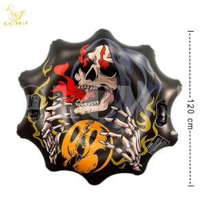 16p PVC Thickened Inflatable Snow Tube Sled With Sturdy Handles And Customized