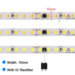 120 LEDs 10W/m High Voltage LED Strip Light AC110V 220V IP65 Waterproof SMD 2835