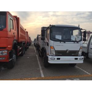 Single Cabin Sinotruk 3T 4x2 Light Dump Truck With Cargo Box White Color