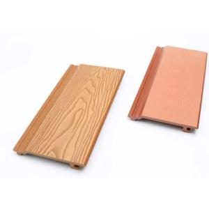 Wooden Texture Wpc Wall Panel Cladding Luxury Eco Friendly Outdoor For Yard