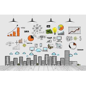 2.5m 3D Printed Roller Blinds Animals Design Waterproof For Interior decoration