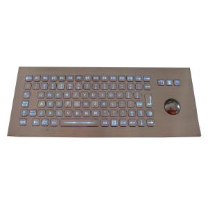 Wholesale Vandal Proof Backlit Industrial Keyboard With Trackball IP67 from china suppliers
