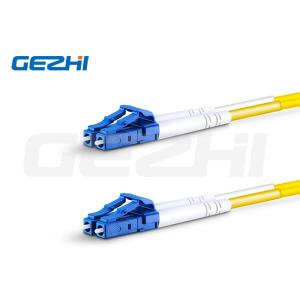 LC UPC To LC UPC Single Mode Patch Cables Duplex OS2 9/125μM 2.0mm