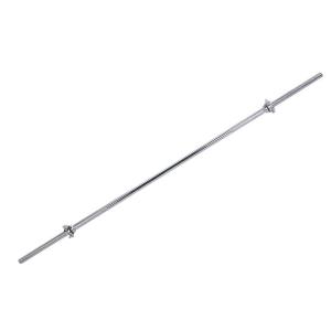 solid steel chrome standard barbell bar 60"