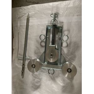 Wholesale Three-Wheel Grounding Pulley Block with 60-75mm Aluminum Pulley for Line Transmission Stringing from china suppliers