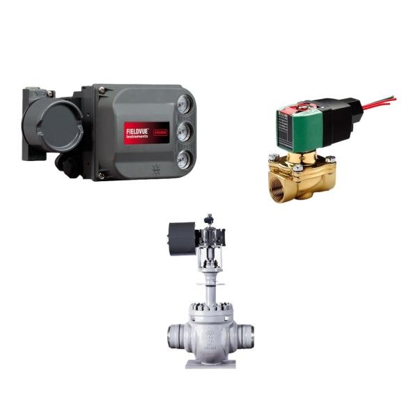 Chinese famous Control Valve with FISHER DVC6200 Smart Valve Positioner and ASCO