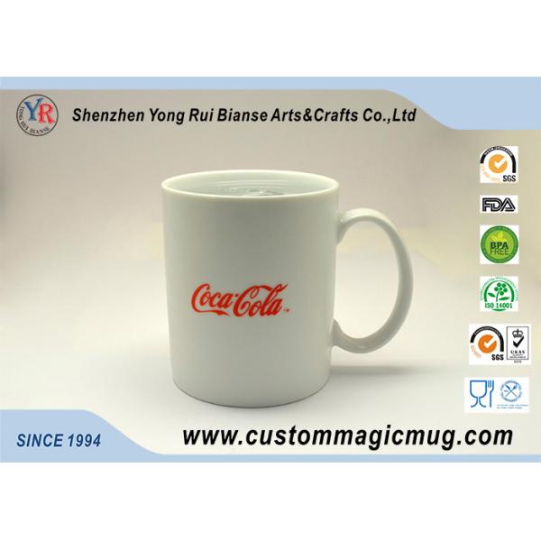 Cold Color Changing Eco Friendly Mugs Amazing White Ceramic