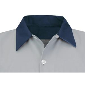 Summer Blend Cotton Uniform Work Shirts Customization Embroidery