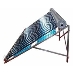 Wholesale glass vacuum tube low pressure solar collector with reflector from china suppliers