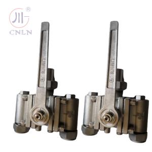 Cryogenic Three Way Ball Valve Stainless Steel With Burst Disk