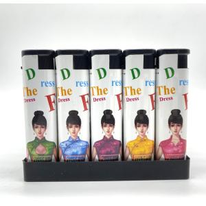 Disposable Style Butane Gas Cigarette Windproof Lighter with US 20/Piece Samples