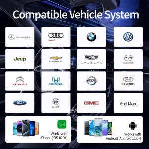 Plug And Play Android Carplay Box with USB Type-A and USB Type-C Connectivity