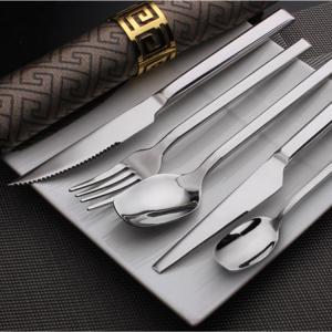 Wholesale OEMed stainless steel hotel cutlery/WMF flatware/tableware/dinnerware set/4 pcs set from china suppliers