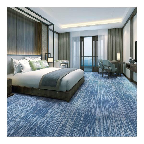 Simple Style Decorative Wall To Wall Printed Carpet Hotel Floor Carpet Roll