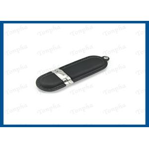 Genuine Leather USB Flash Drive Memory Stick With Customized Engraved Logo