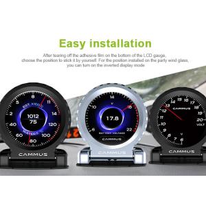 Cammus Auto Gauge Tachometer Rose Gold OBD2 Turbo Boost Gauge