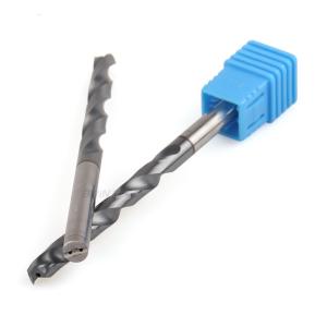 Inner Cool Tungsten Carbide Drill Bits Coolant 5D Spot Straight Shank
