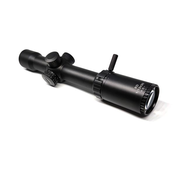 1-12x30 ED SFP Sniper Riflescopes Military Shooting Night Vision Hunting Spotting Scope Waterproof