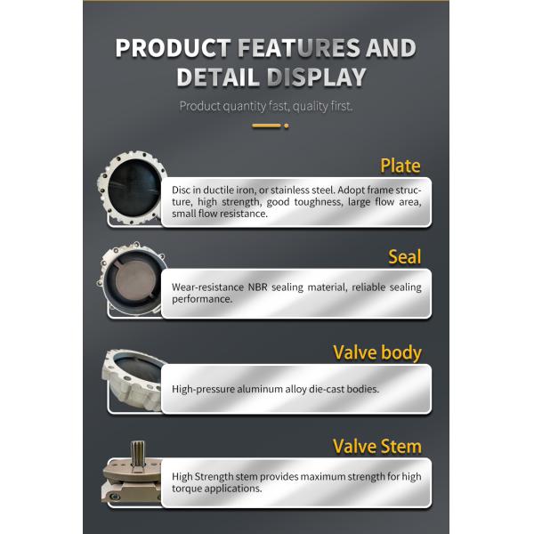 Aluminum Alloy Butterfly Valve Lightweight For Admixture Liquid