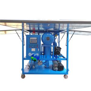 Double-Stage Vacuum Dielectric Oil Filtration Machine with Gas Spring Support