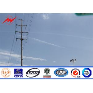 Customized Mounting Height Electrical Power Pole With Round Conical Shape