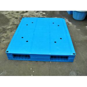 Durable Blue Reusable Plastic Pallets With Virgin HDPE / Recycled PP